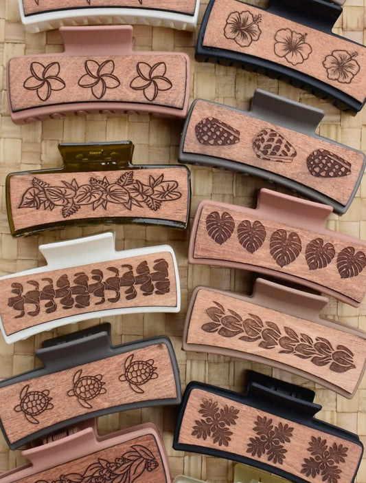 Handmade Wooden Hair Clip
