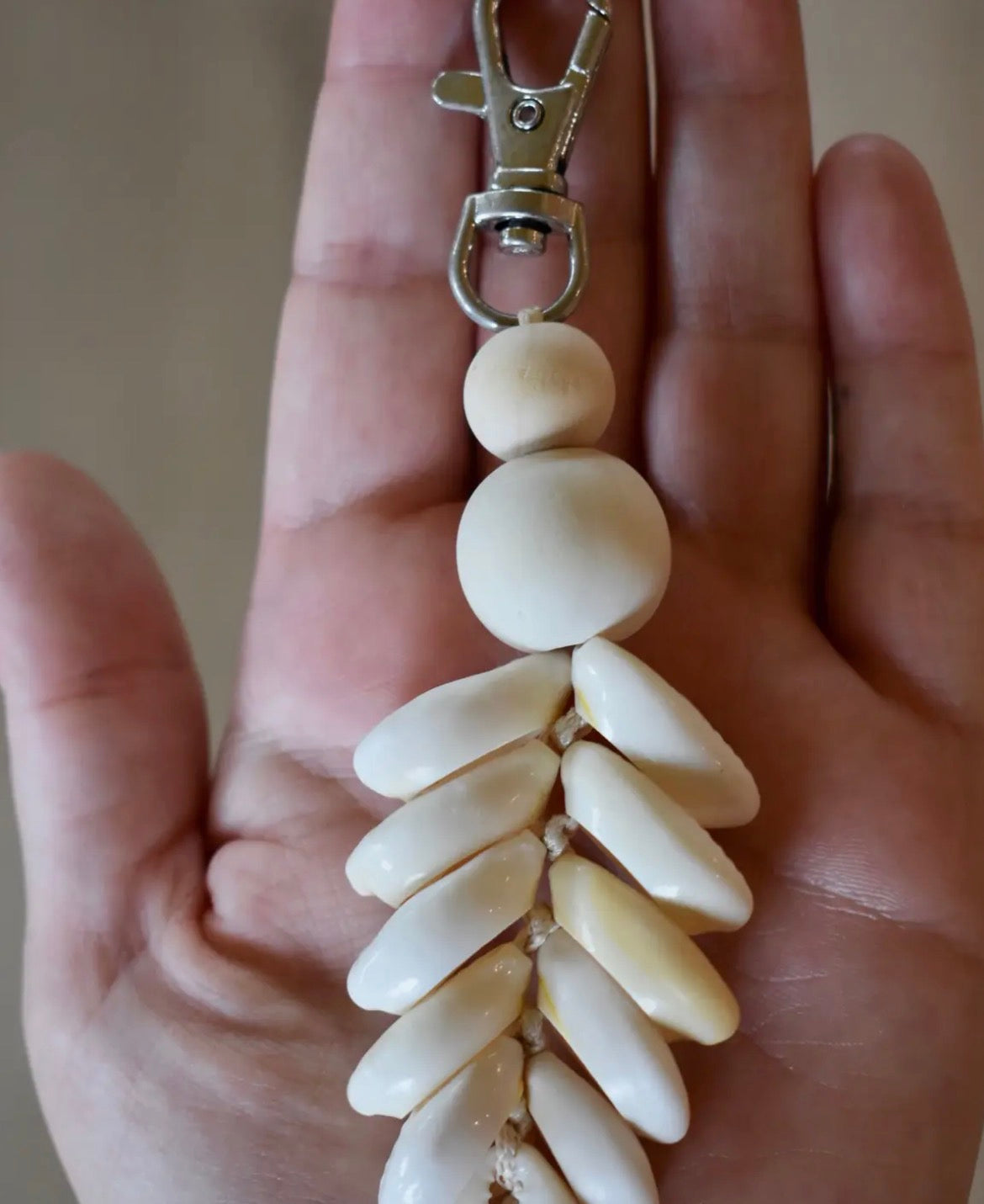 Cowrie Shell Keychain