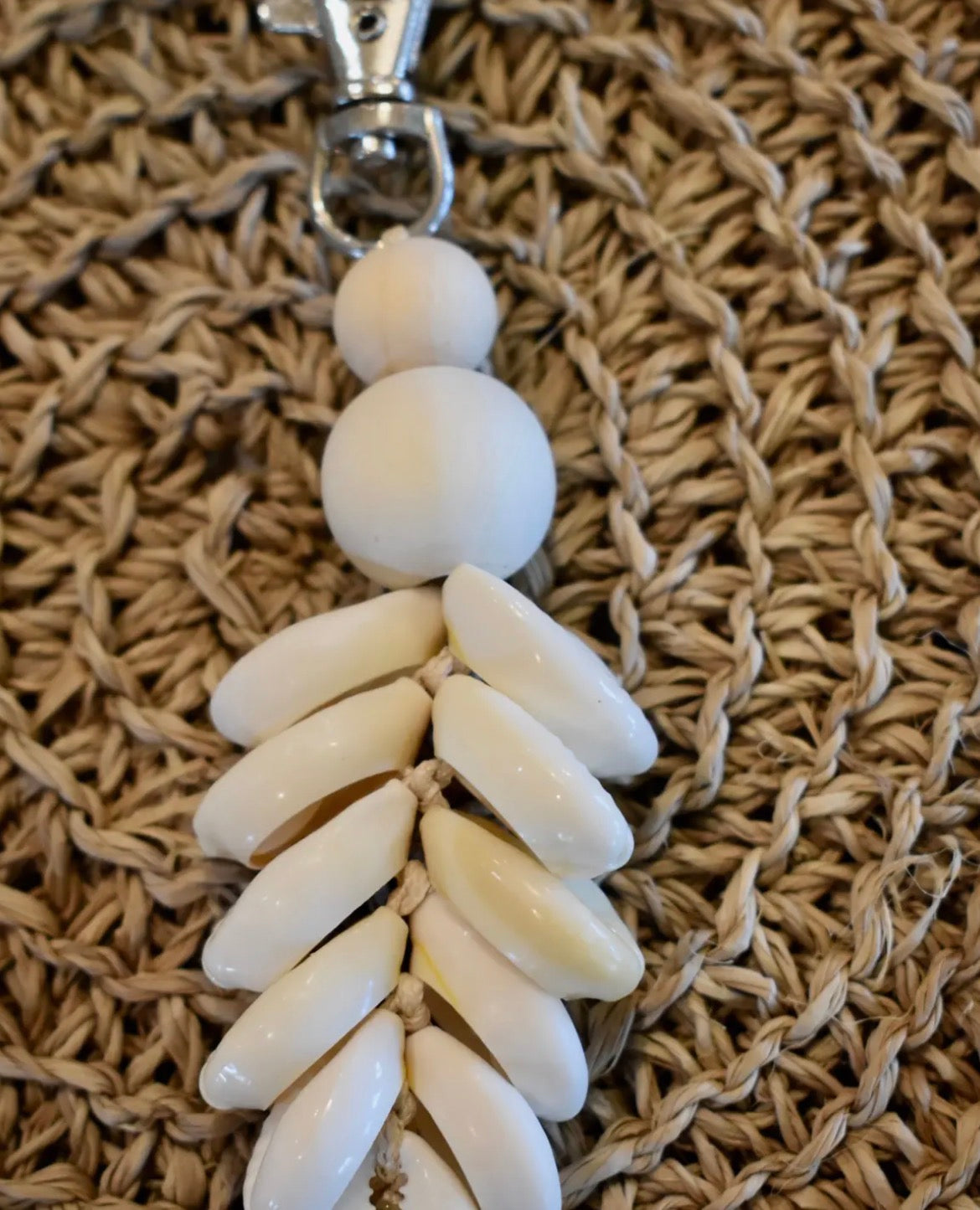 Cowrie Shell Keychain