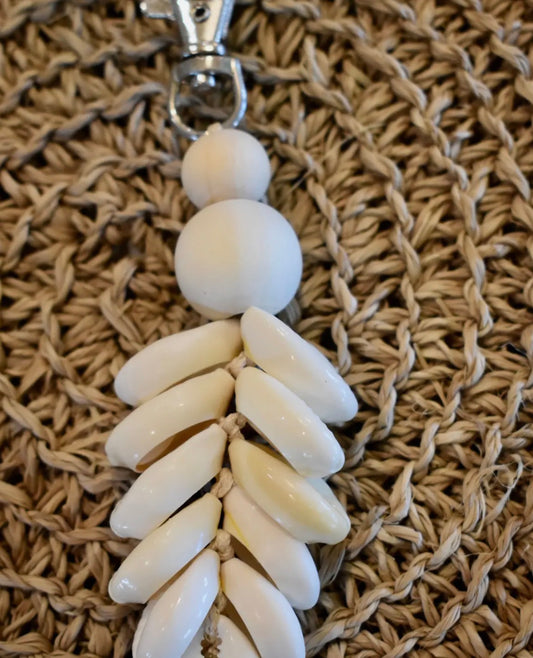 Cowrie Shell Keychain
